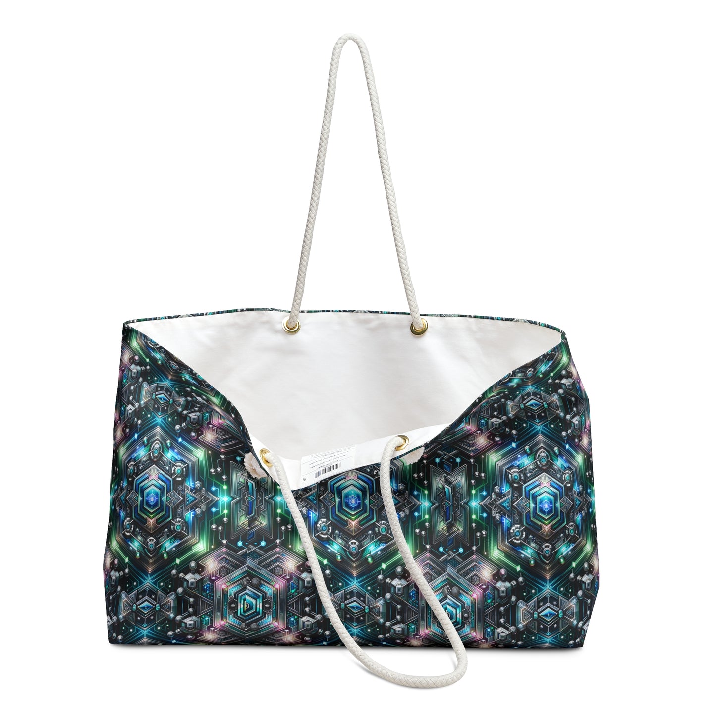 Tech-Infused Futurism Futuristic Tech Weekender Bag - 8404 Design-63