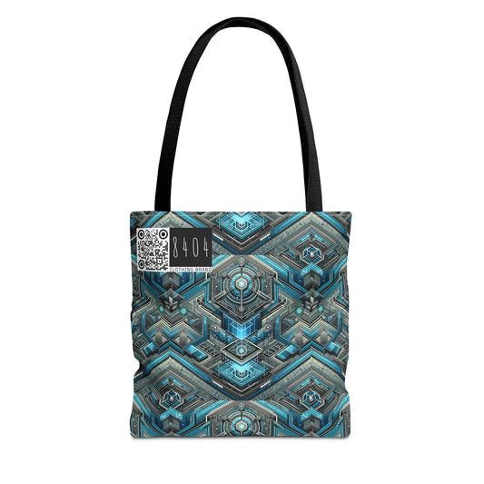Tech-Infused Futurism Sleek Tech Edge Tote Bag - 8404 Design-49