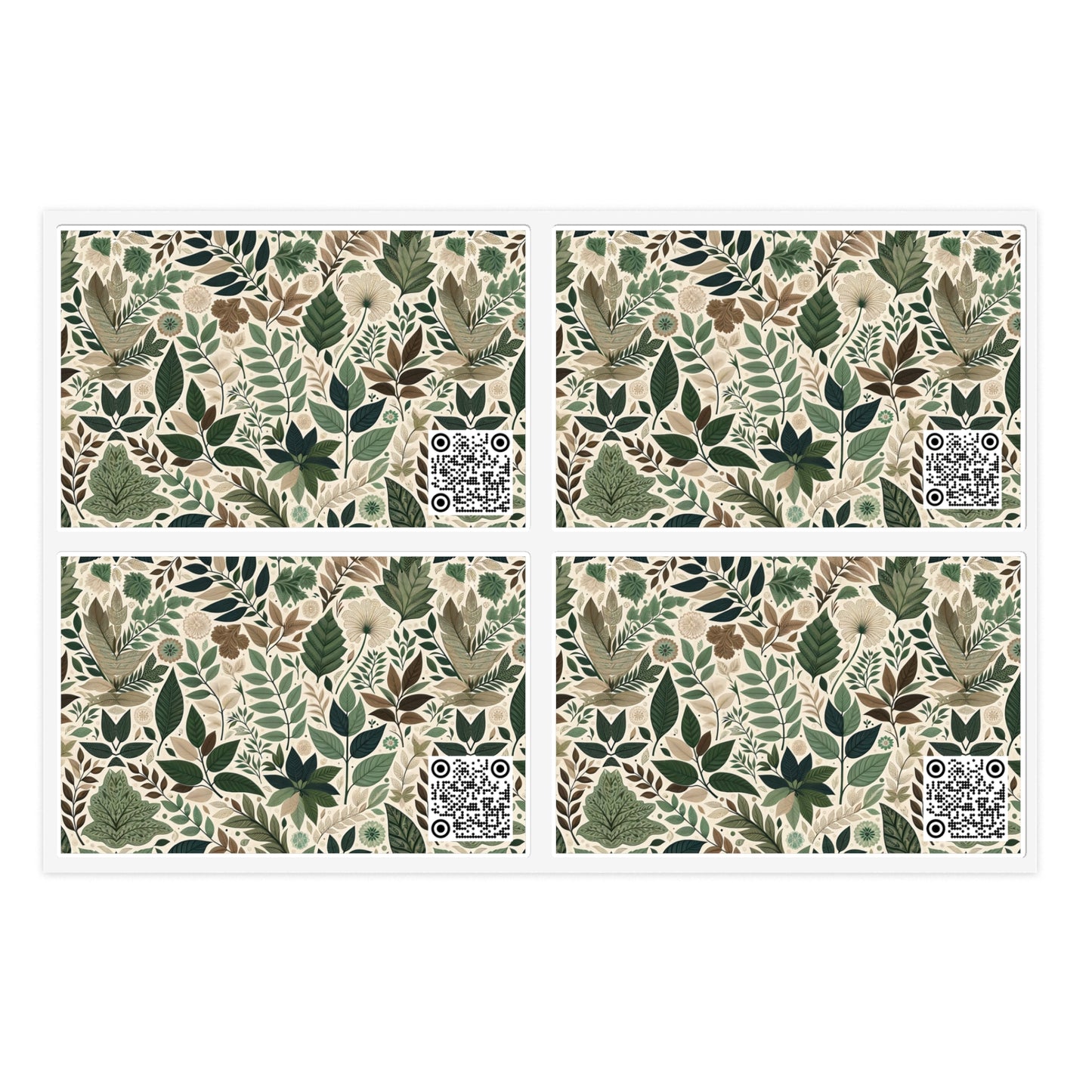 Streetwear Sustainability Environmentally Conscious Streetwear with a Natural Aesthetic Sticker Sheet - 8404 Design-57