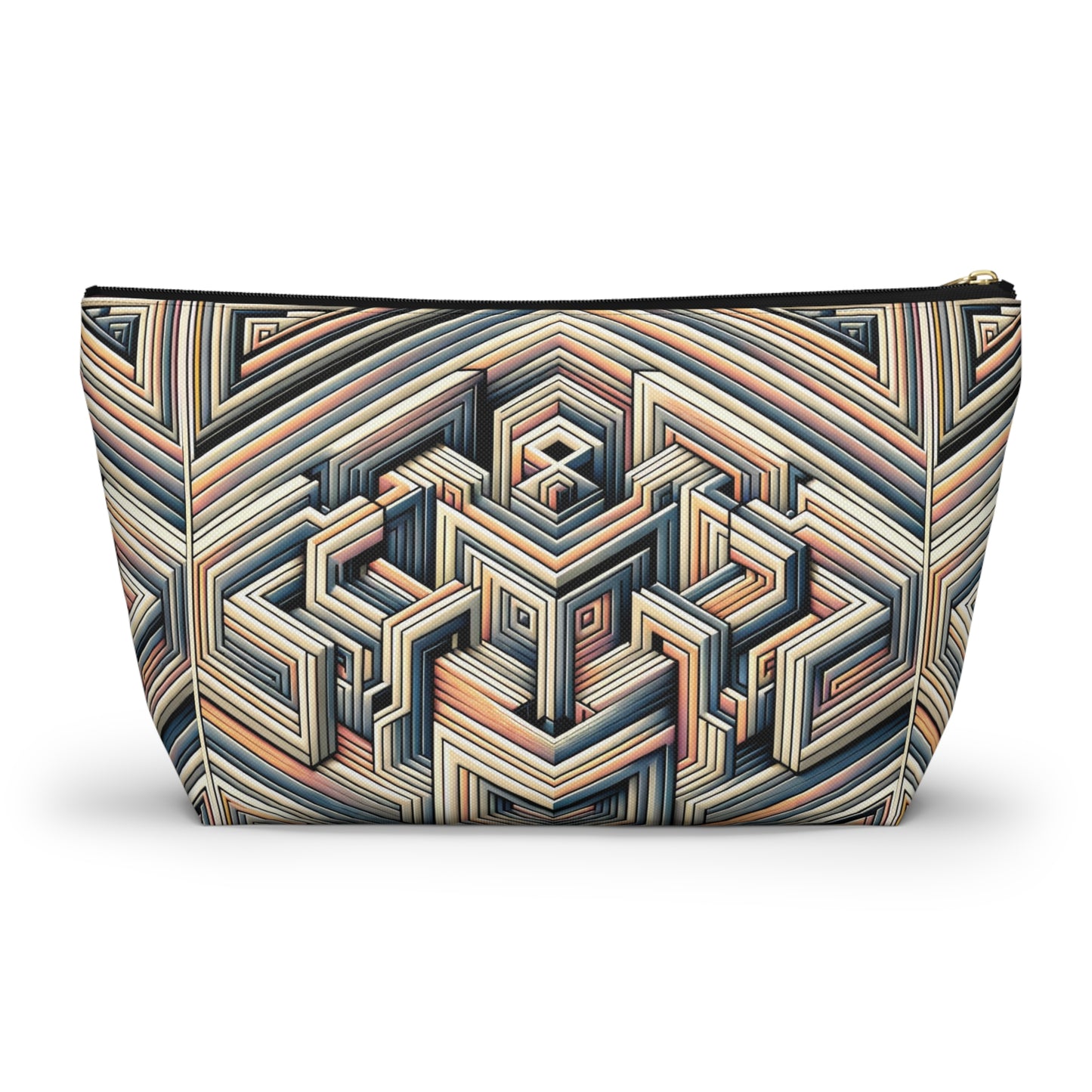 Tech Illusion Graphics Futuristic Artistry Accessory Pouch W T-bottom - 8404 Design-52