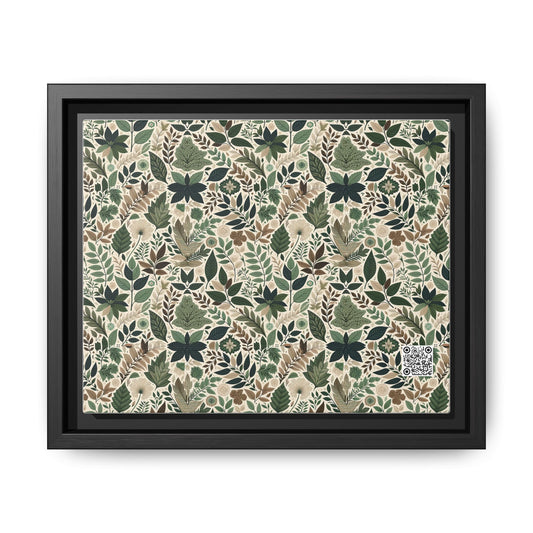 Streetwear Sustainability Environmentally Conscious Streetwear with a Natural Aesthetic Matte Canvas, Framed (multi-color) - 8404 Design-57 B