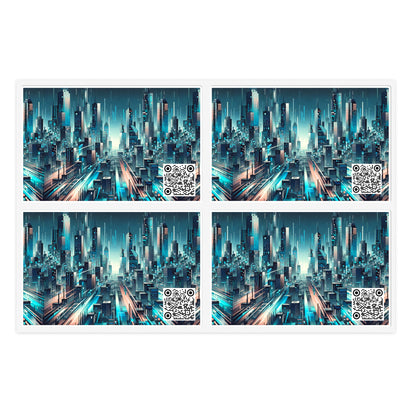 Digital Motion Futuristic Tech Sticker Sheets - 8404 Design-68