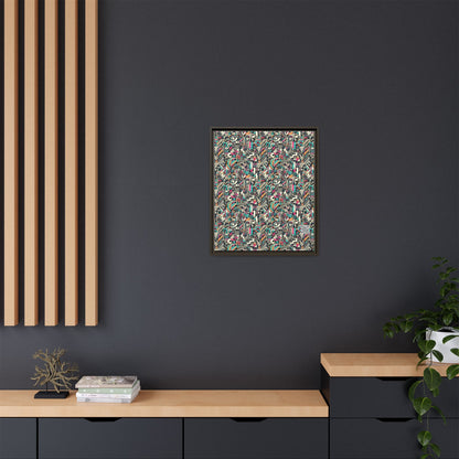 Digital Street Art Urban Street Style Matte Canvas, Framed (multi-color) - 8404 Design-74 B