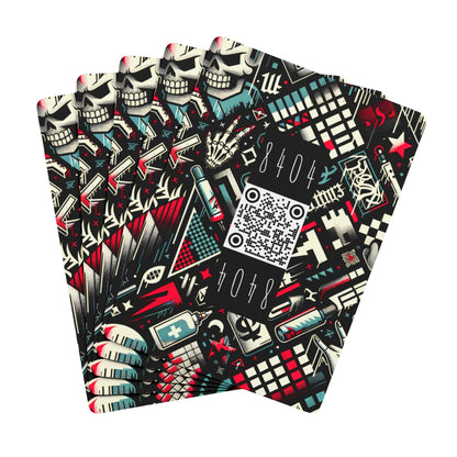 Digital Rebellion Street Art Rebellion Poker Playing Cards - 8404 Design-58 B