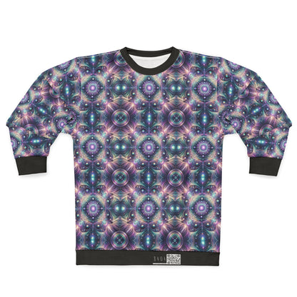 Iridescent Tech Fusion Tech-Forward Streetwear Sweatshirt - 8404 Design-61