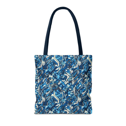Tech Urban Camo Tech-Forward Streetwear With a Futuristic Military Edge Tote Bag - 8404 Design-39