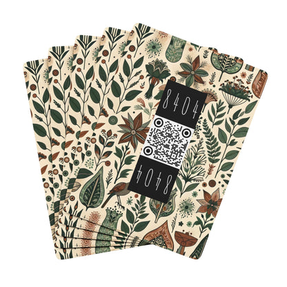 Urban Jungle Nature Meets Streetwear Poker Playing Cards - 8404 Design-45 B