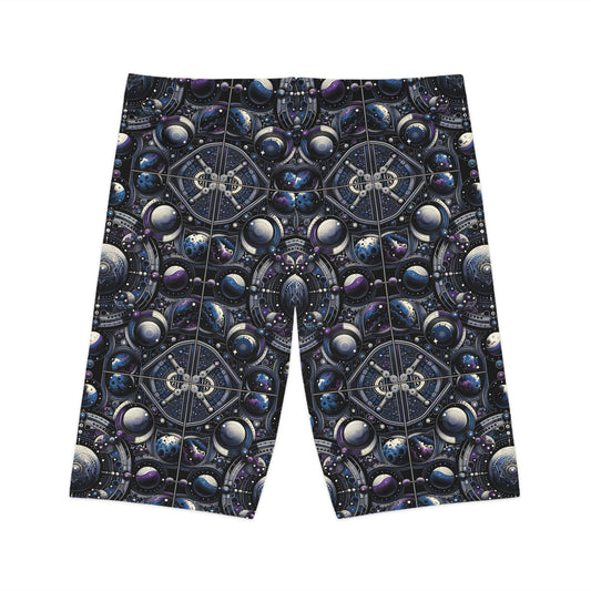 Tech Astronaut Tech-Forward Streetwear Meets Space Exploration Women's Bike Shorts - 8404 Design-46