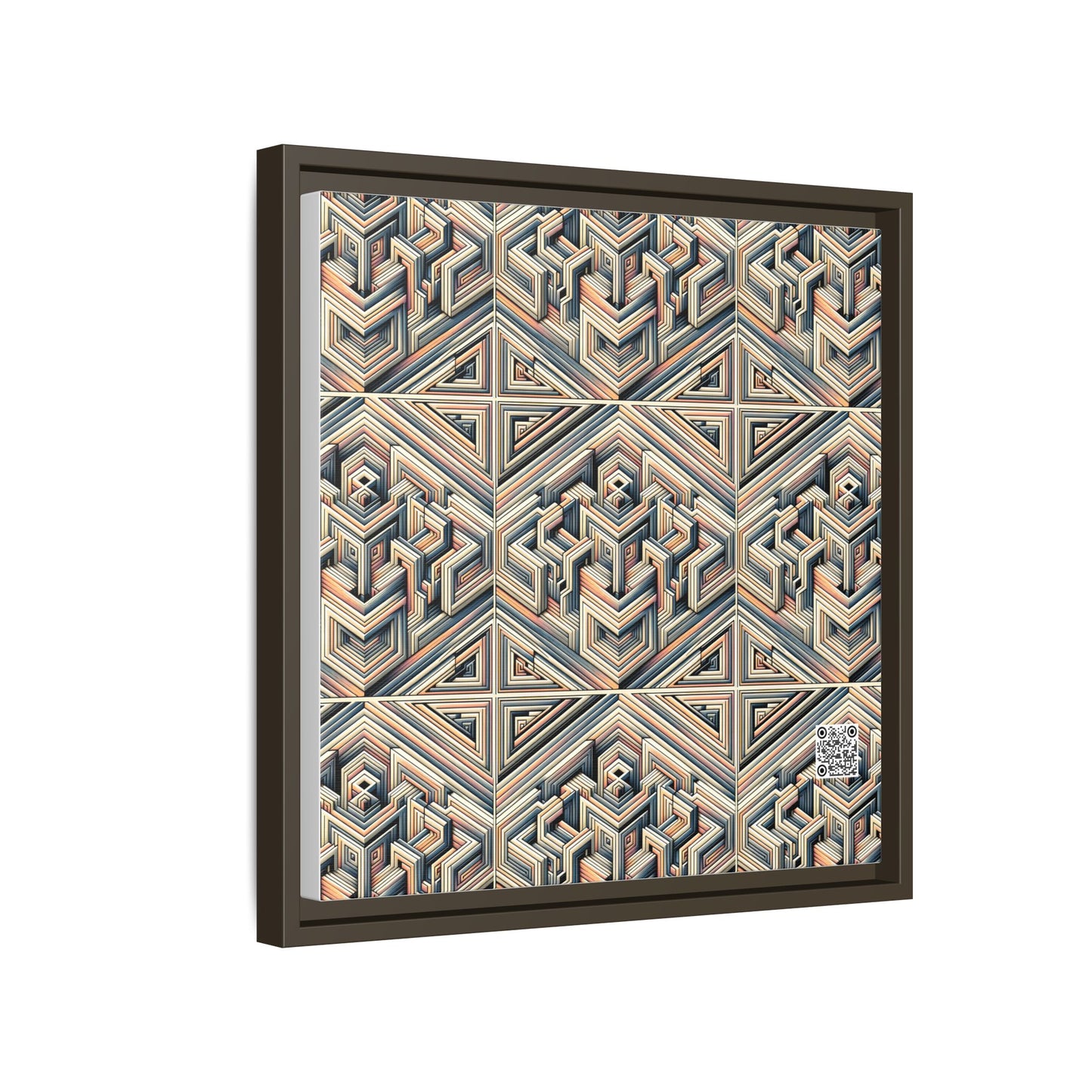 Tech Illusion Graphics Futuristic Artistry Matte Canvas, Framed (multi-color) - 8404 Design-52 B