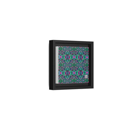 Digital Glitch Vibes Tech-Inspired Streetwear Matte Canvas, Framed (multi-Color) - 8404 Design-71 B