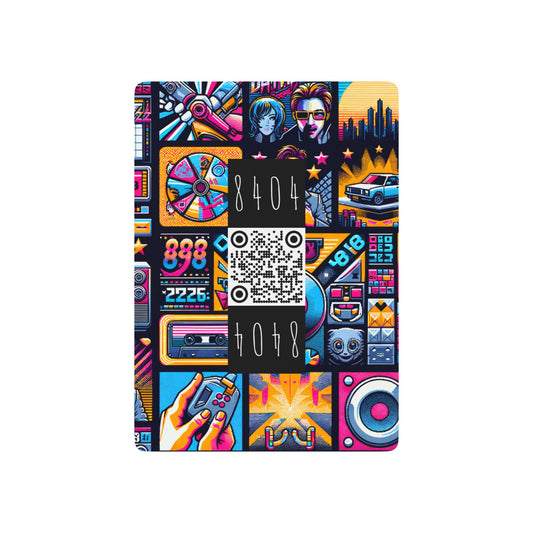 Digital Pop Culture Mashup Maximalist Pop Poker Playing Cards - 8404 Design-52 B
