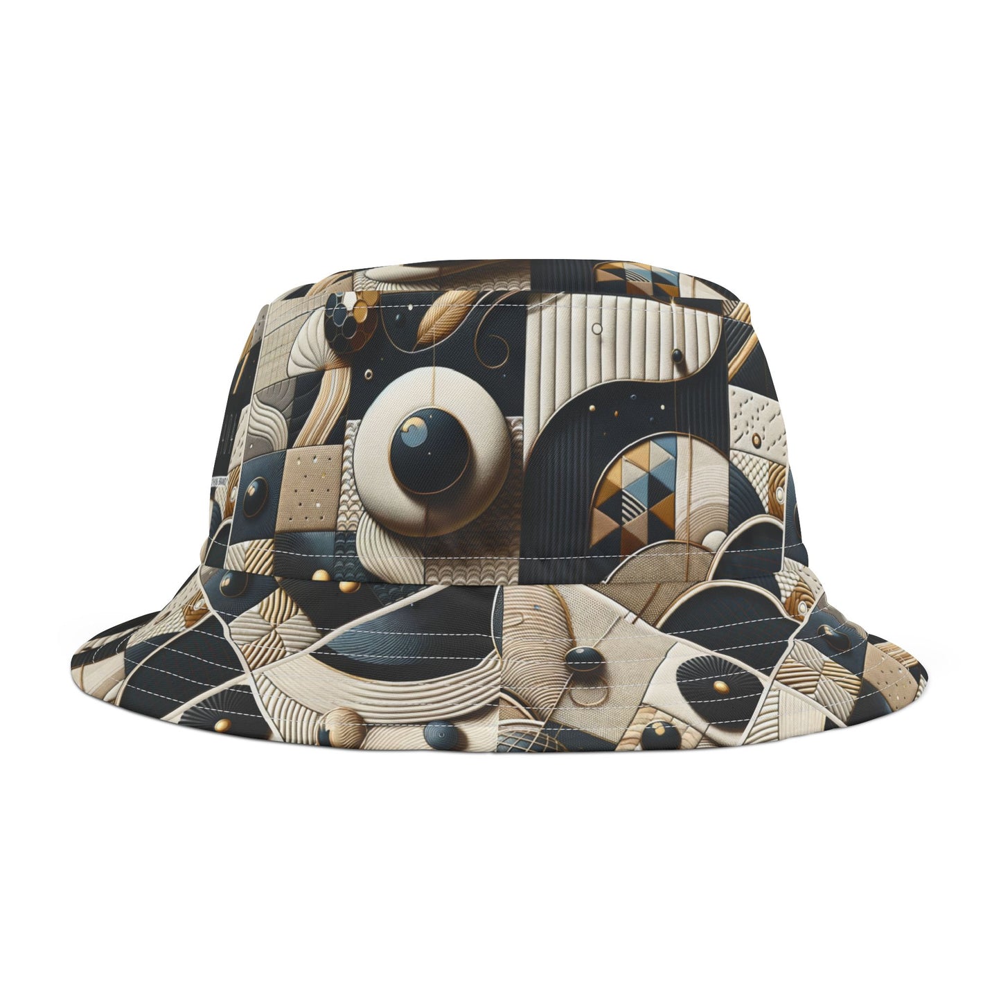 Tech-forward Luxe Streetwear Tech Luxe Fusion Bucket Hat - 8404 Design-71