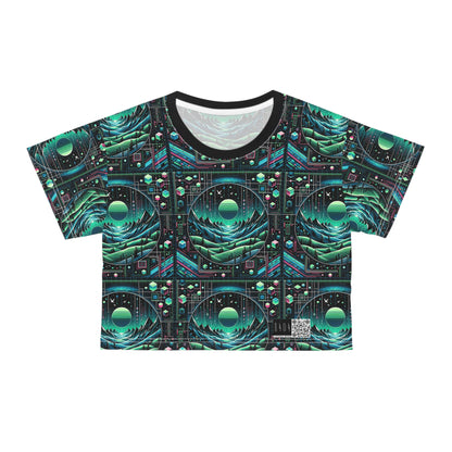 Digital Adventure Graphics Digital Explorer Crop Tee - 8404 Design-59
