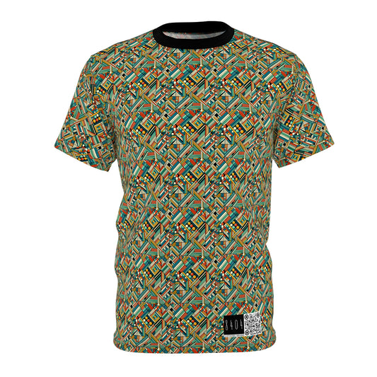 Abstract Graphic Art Modern Artistic Expression Unisex Cut & Sew Tee - 8404 Design-67