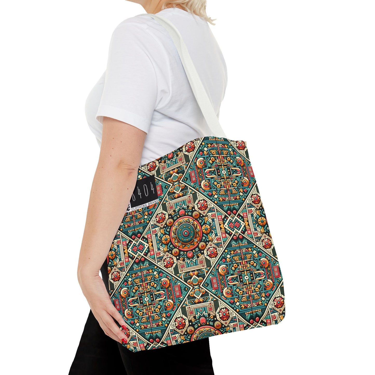 Cultural Fusion Tech Blend of Cultural Heritage With Tech-Inspired Elements Tote Bag - 8404 Design-74