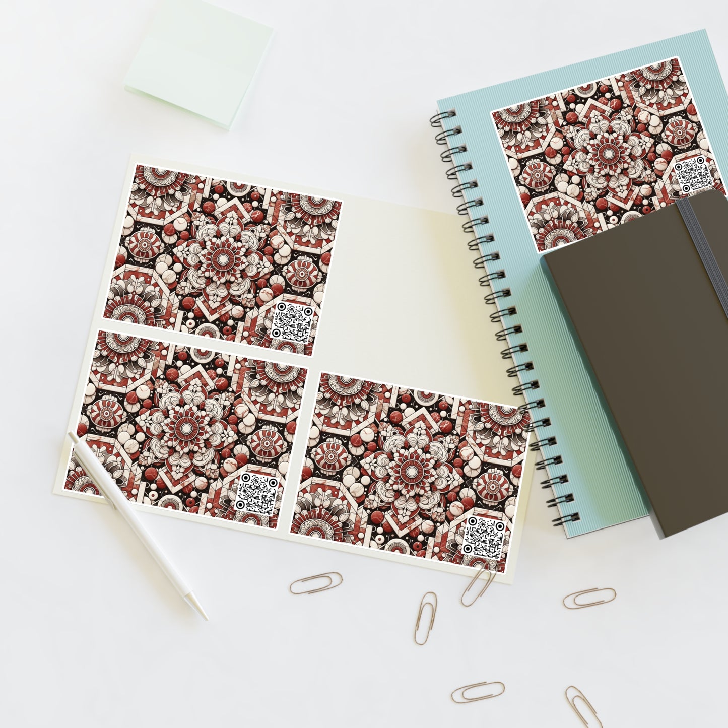 Neo Jomon Sculptural Aesthetics Artisanal Streetwear Sticker Sheets - 8404 Design-55