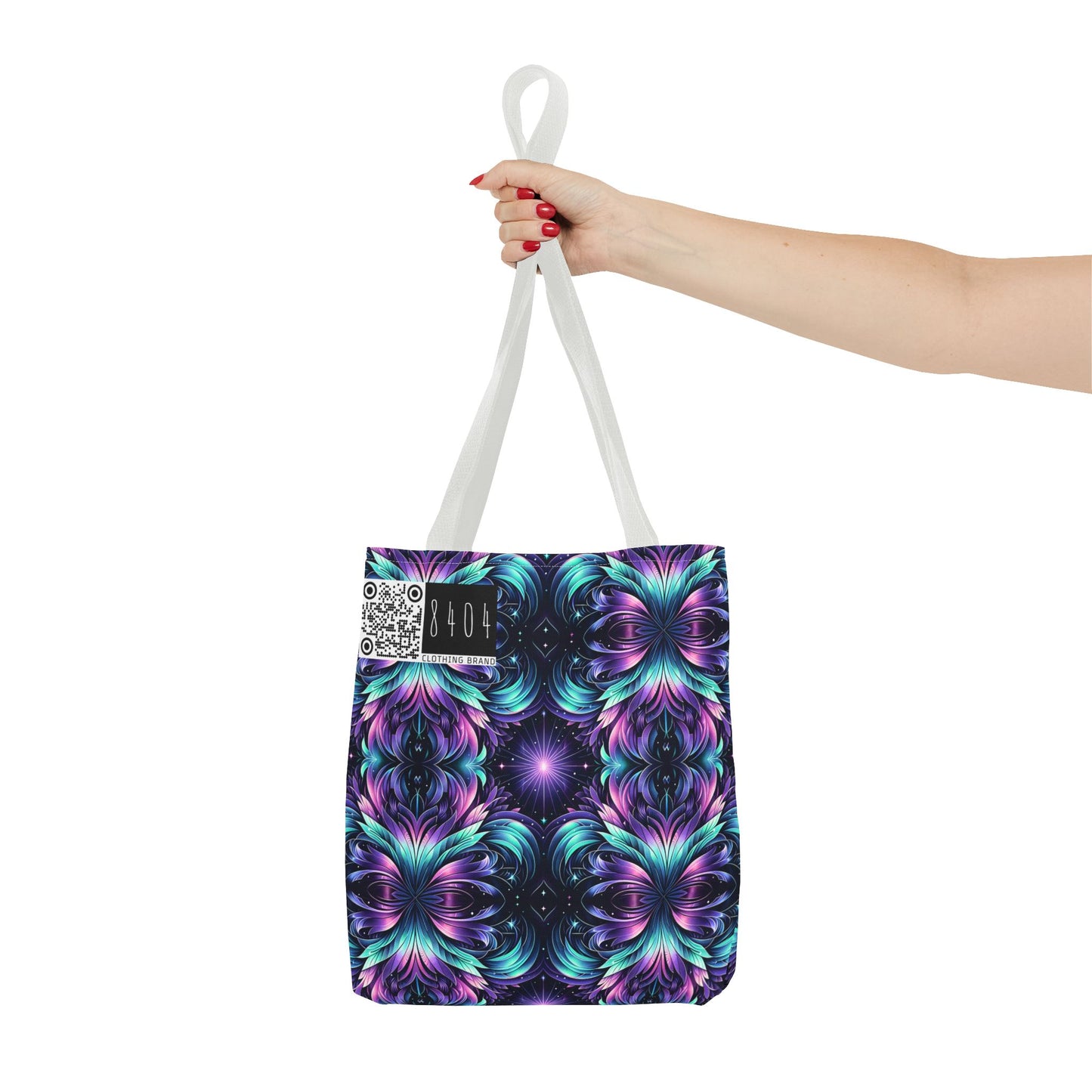 Iridescent Dream Futuristic Tech Tote Bag - 8404 Design-60