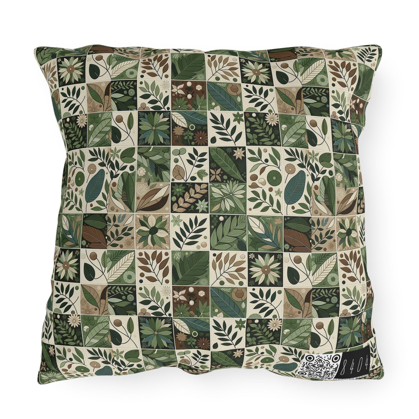 Streetwear Sustainability Environmentally Conscious Streetwear with a Natural Aesthetic Outdoor Pillow - 8404 Design-57