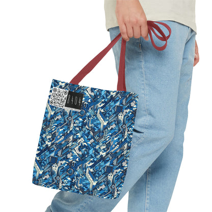 Tech Urban Camo Tech-Forward Streetwear With a Futuristic Military Edge Tote Bag - 8404 Design-39