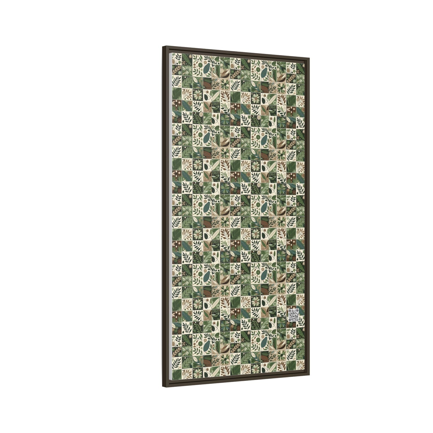 Streetwear Sustainability Environmentally Conscious Streetwear with a Natural Aesthetic Matte Canvas, Framed (multi-color) - 8404 Design-57 B