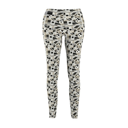 Elevated Athleisure Modern Sophistication With Sporty Elements Women's Cut & Sew Casual Leggings - 8404 Design-76