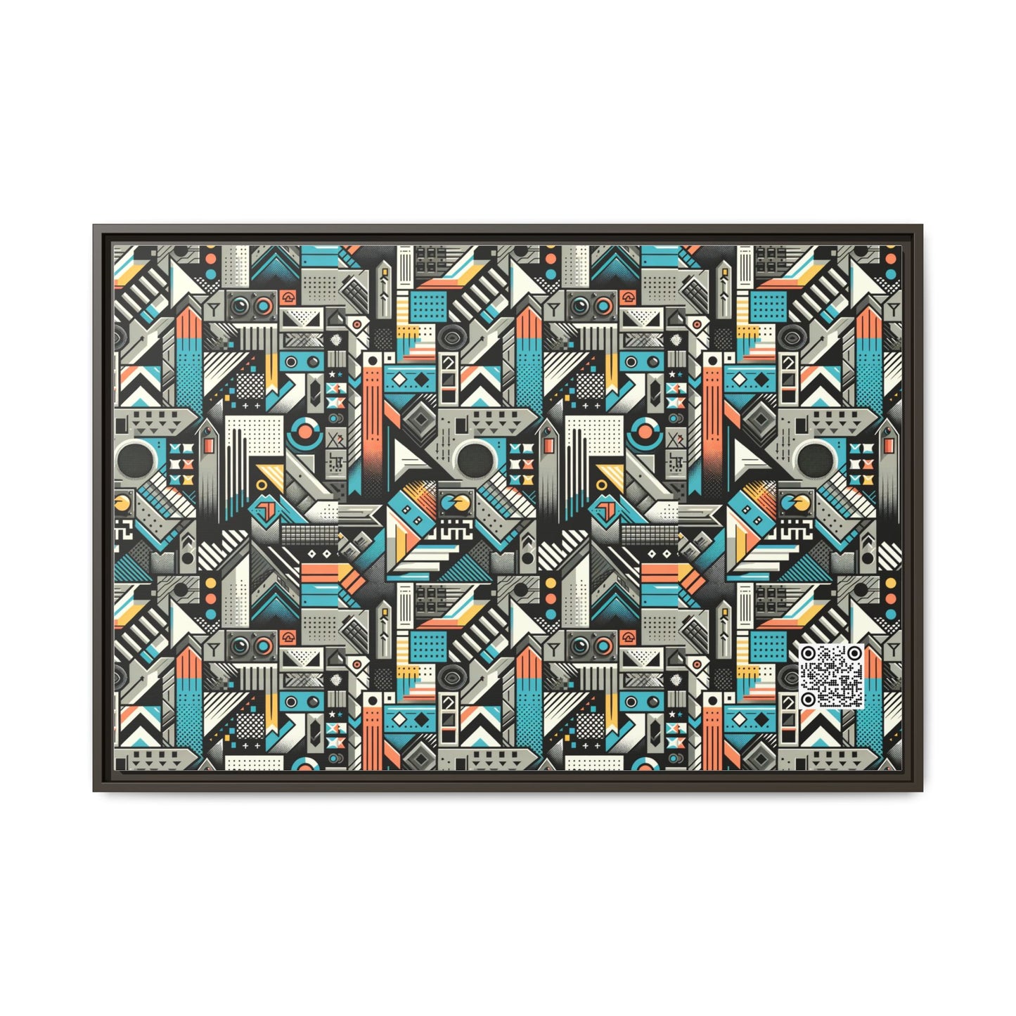 Digital Street Art Urban Street Style Matte Canvas, Framed (multi-color) - 8404 Design-81 A