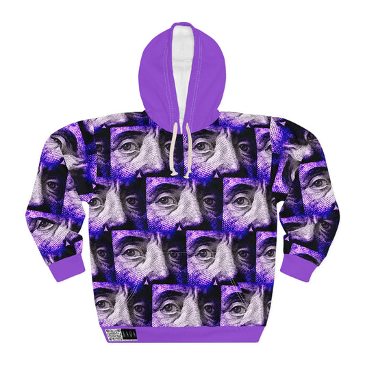 8404 Unisex Adult's "Benny" Fashion Pullover Hoodie in Violet