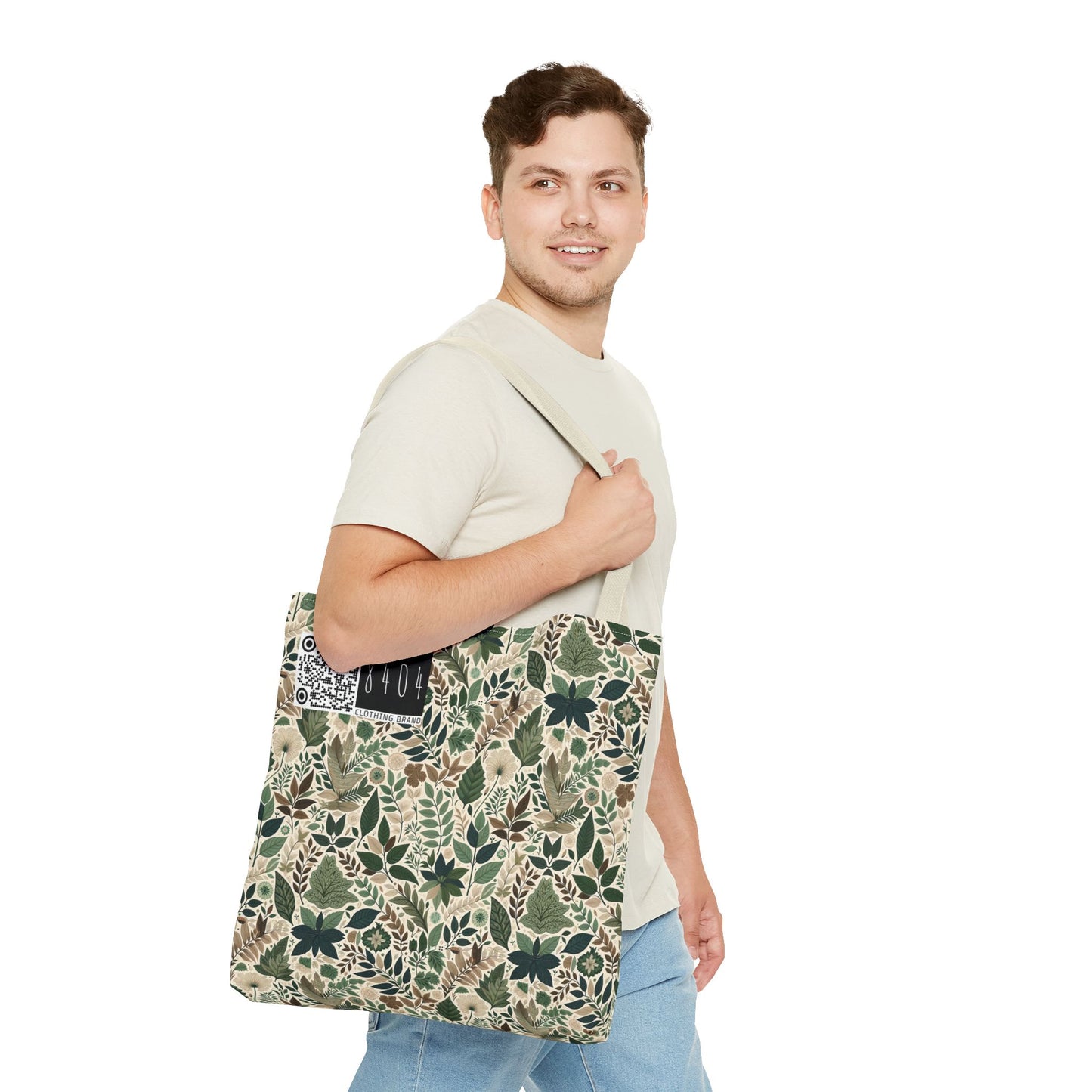 Streetwear Sustainability Environmentally Conscious Streetwear with a Natural Aesthetic Tote Bag - 8404 Design-57