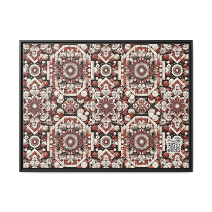 Neo Jomon Sculptural Aesthetics Artisanal Streetwear Matte Canvas, Framed (multi-Color) - 8404 Design-55 A
