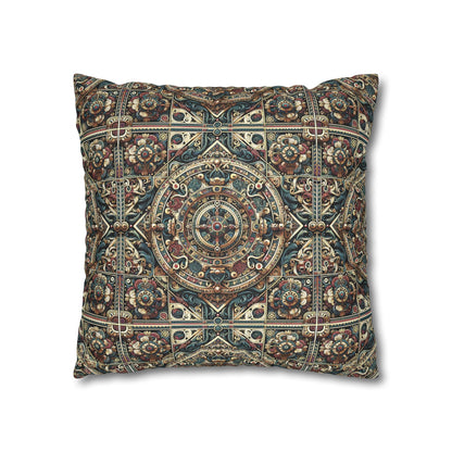 Urban Renaissance Historical Fusion With Street Edge Faux Suede Square Pillowcase - 8404 Design-57