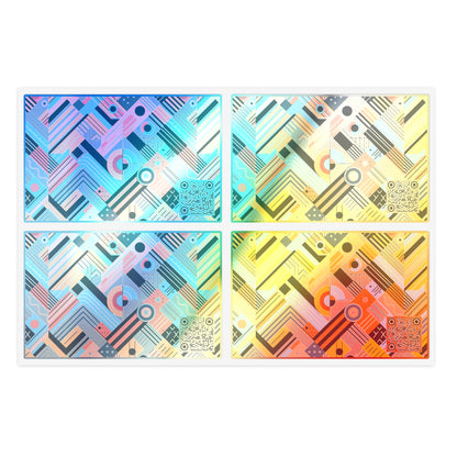 Abstract Graphic Art Modern Artistic Expression Sticker Sheets - 8404 Design-54