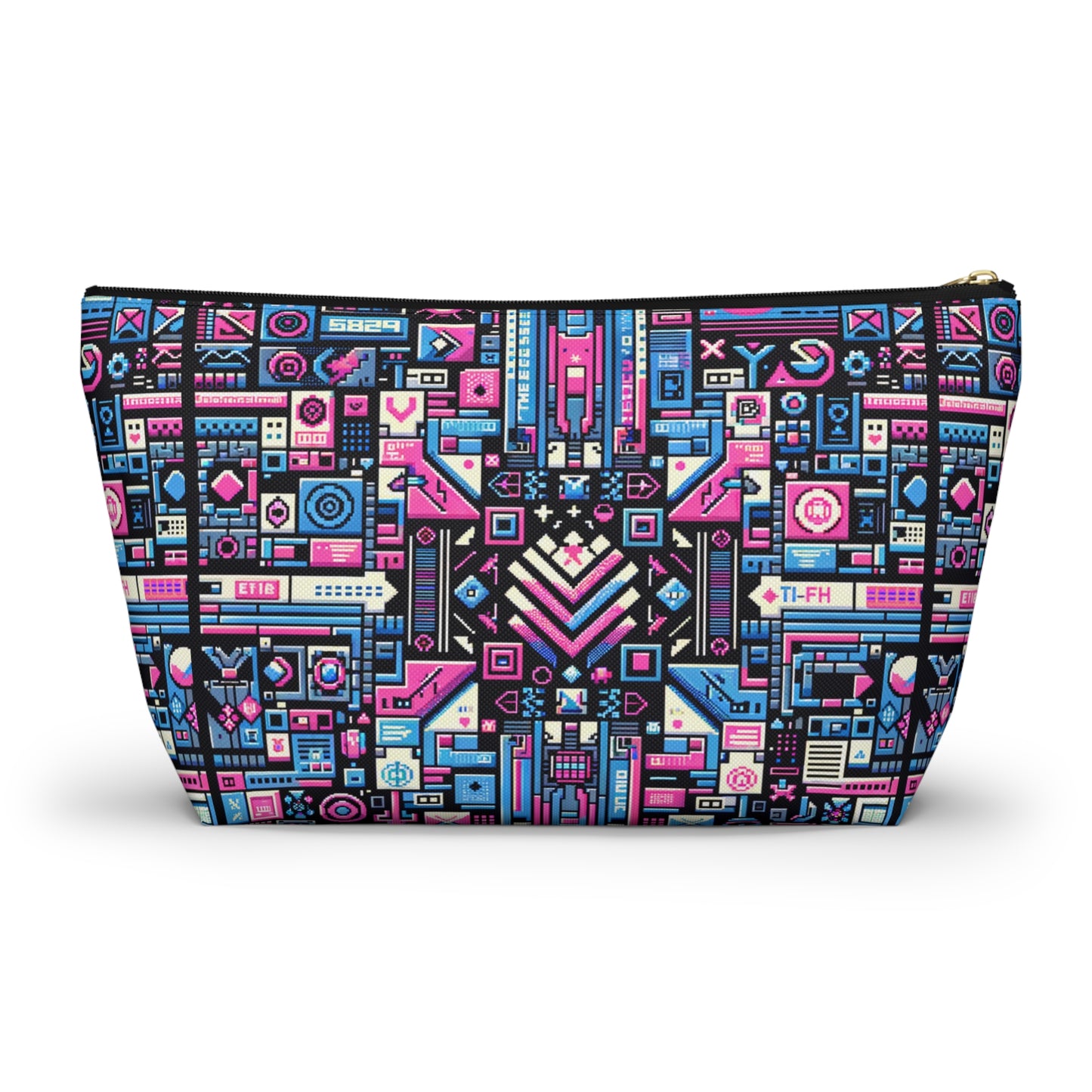 Digital Rebellion Youthful Streetwear with a Rebellious Digital Twist Accessory Pouch W T-bottom - 8404 Design-65