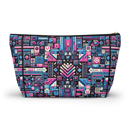 Digital Rebellion Youthful Streetwear with a Rebellious Digital Twist Accessory Pouch W T-bottom - 8404 Design-65