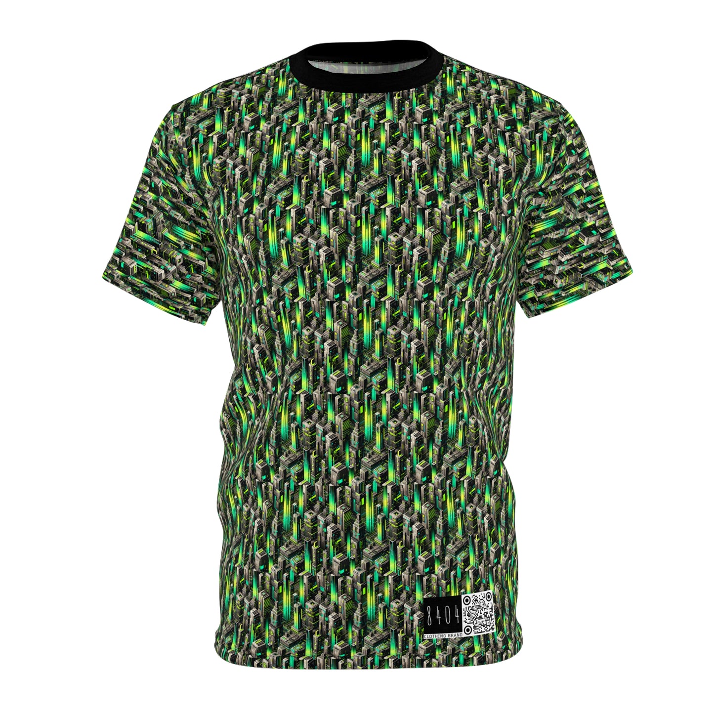 Digital Rebellion Tech-Forward Streetwear Unisex Cut & Sew Tee - 8404 Design-63
