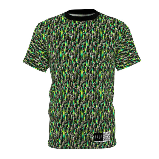 Digital Rebellion Tech-Forward Streetwear Unisex Cut & Sew Tee - 8404 Design-63