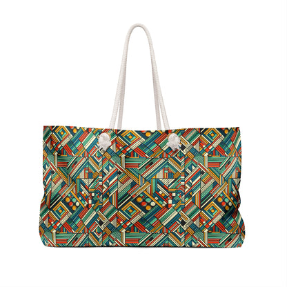 Abstract Graphic Art Modern Artistic Expression Weekender Bag - 8404 Design-67
