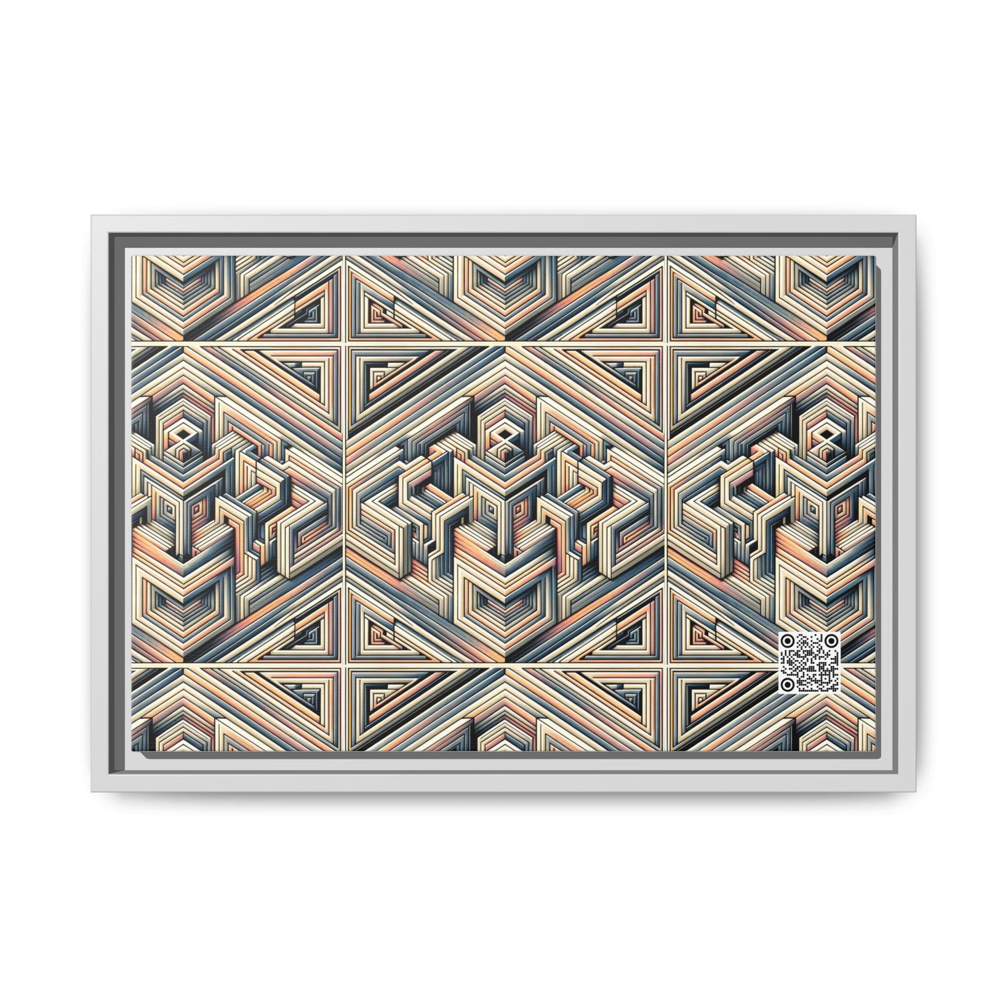 Tech Illusion Graphics Futuristic Artistry Matte Canvas, Framed (multi-color) - 8404 Design-52 B
