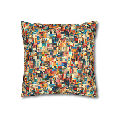 Digital Artistic Expression Artistic Streetwear Faux Suede Square Pillowcase - 8404 Design-46