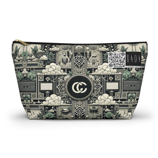 Cyber Garden Party Tech Garden Extravaganza Accessory Pouch W T-Bottom - 8404 Design-54