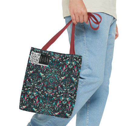 Digital Rebellion Tech-Inspired Streetwear Tote Bag - 8404 Design-54