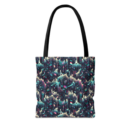 Digital Rebellion Tech-Inspired Streetwear Tote Bag - 8404 Design-51