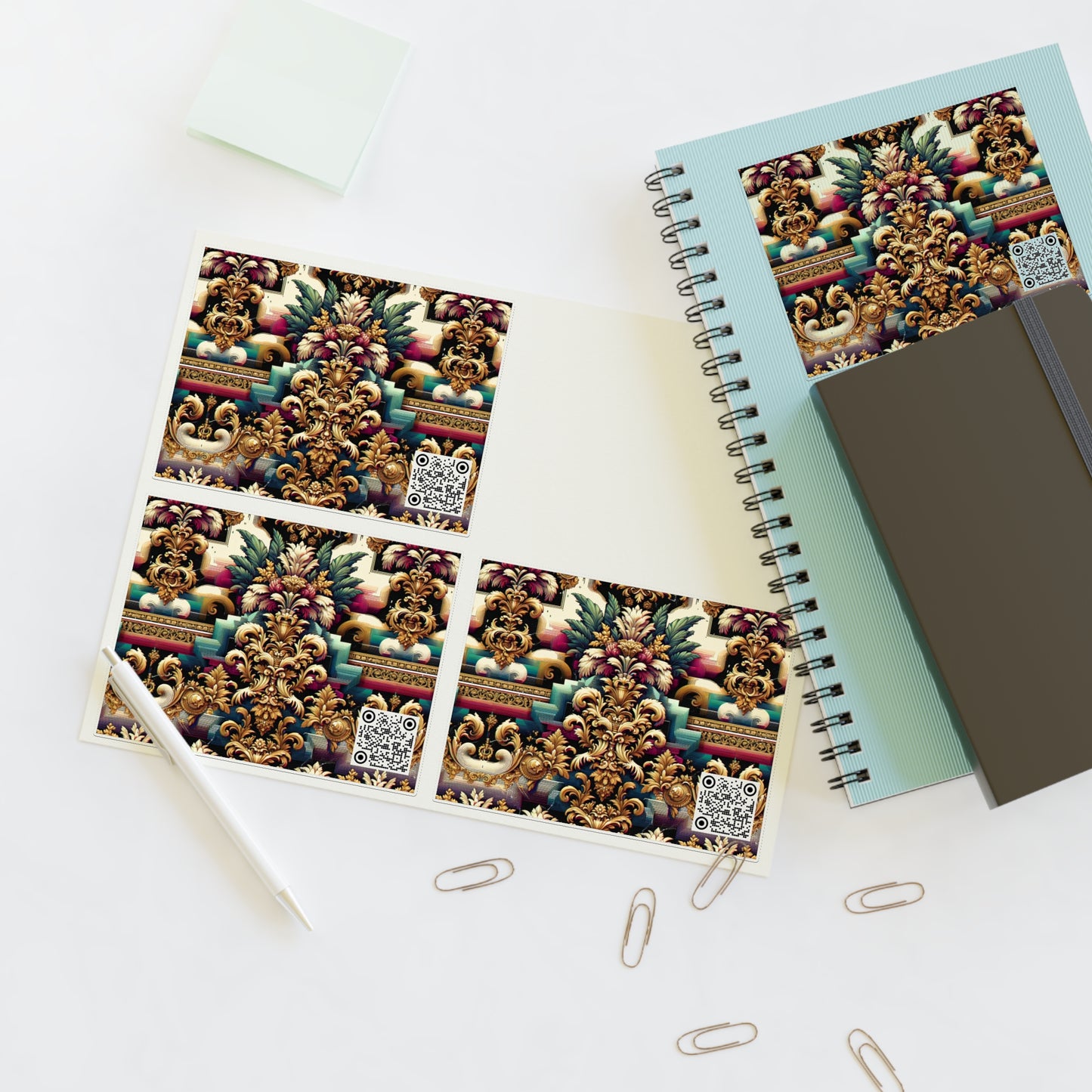 Digital Renaissance Modern Baroque Fusion Sticker Sheets - 8404 Design-60