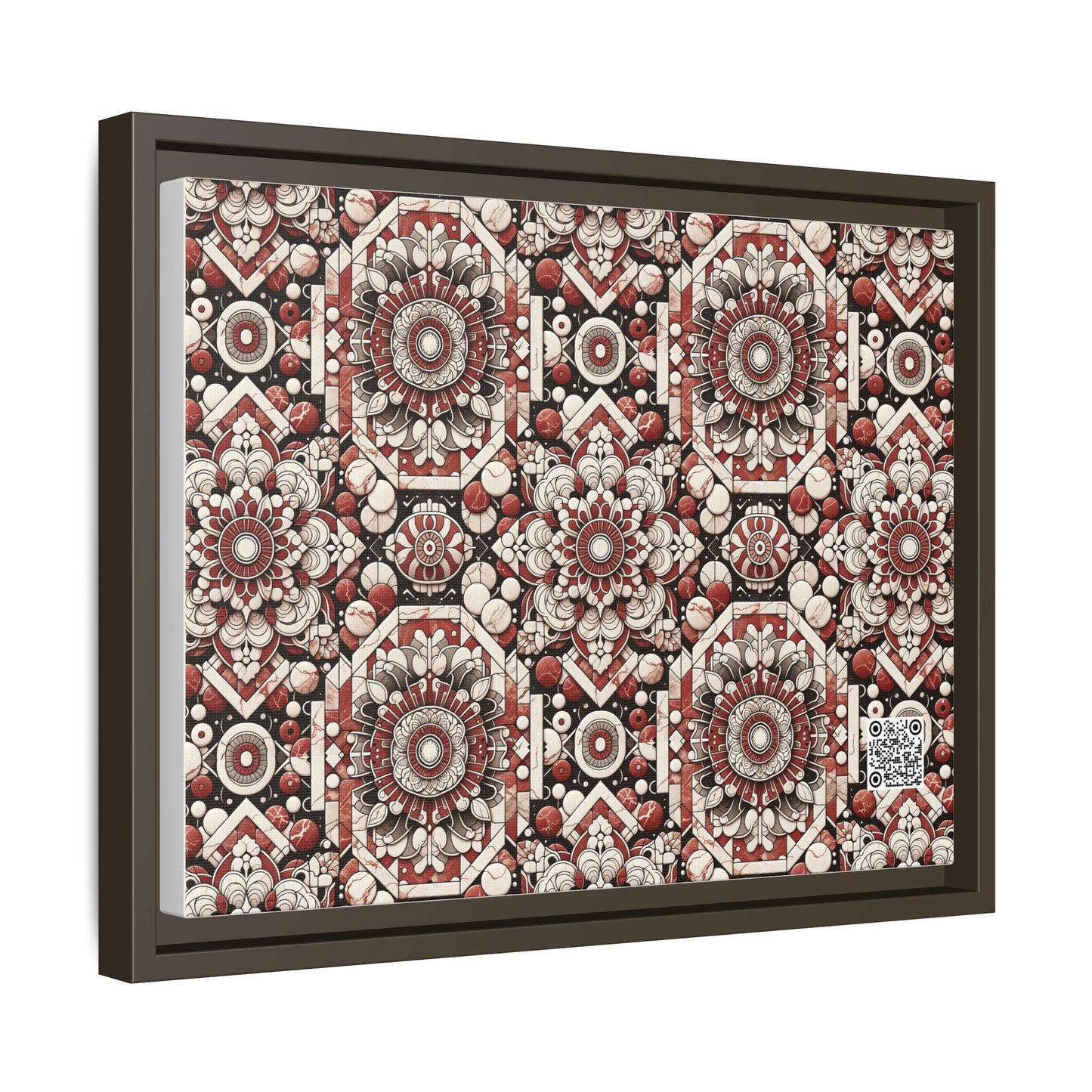 Neo Jomon Sculptural Aesthetics Artisanal Streetwear Matte Canvas, Framed (multi-Color) - 8404 Design-55 A
