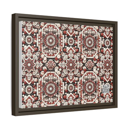 Neo Jomon Sculptural Aesthetics Artisanal Streetwear Matte Canvas, Framed (multi-Color) - 8404 Design-55 A