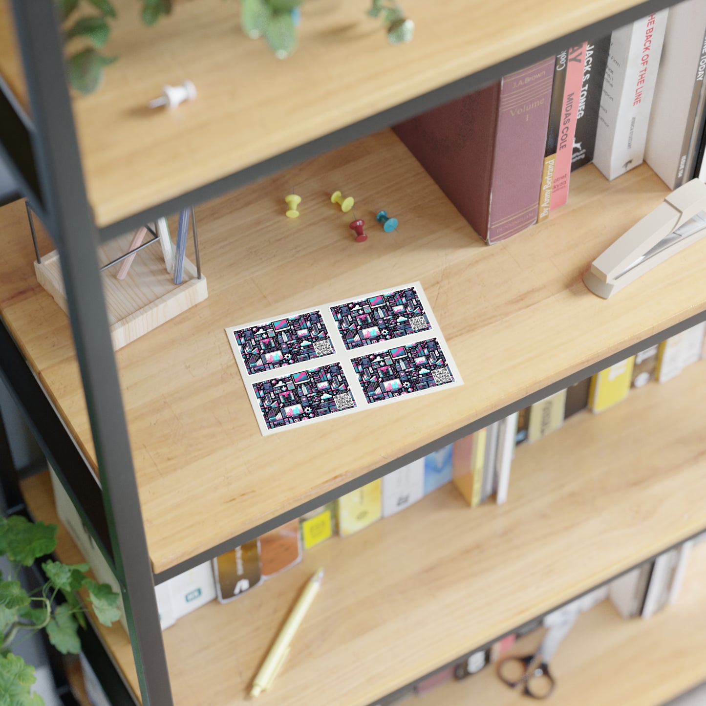 Digital Rebellion Youthful Streetwear with a Rebellious Digital Twist Sticker Sheet - 8404 Design-71