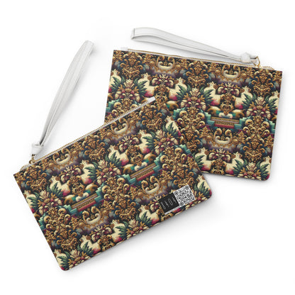 Digital Renaissance Modern Baroque Fusion Clutch Bag - 8404 Design-60