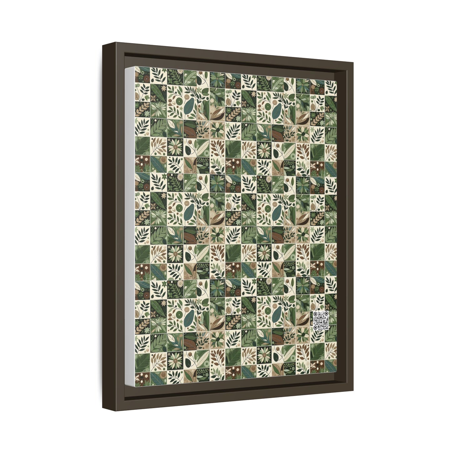 Streetwear Sustainability Environmentally Conscious Streetwear with a Natural Aesthetic Matte Canvas, Framed (multi-color) - 8404 Design-57 A