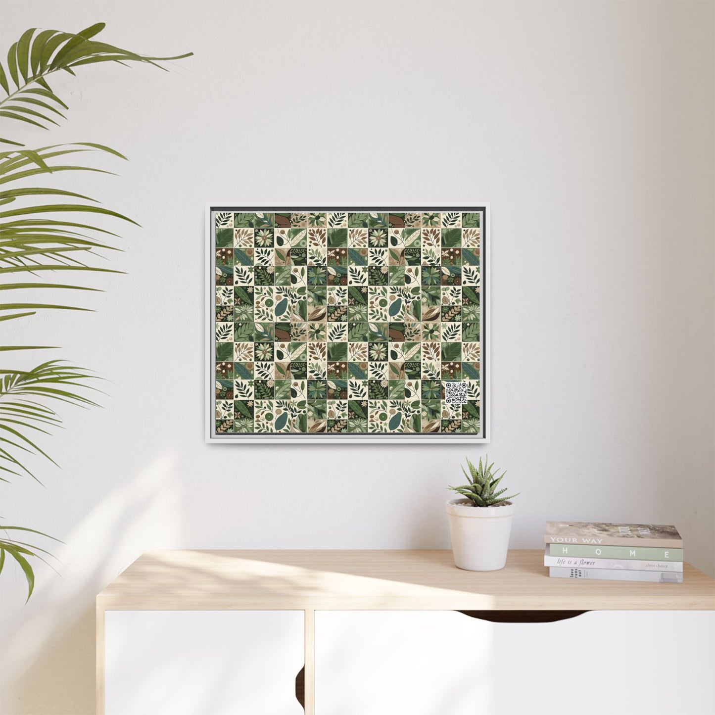 Streetwear Sustainability Environmentally Conscious Streetwear with a Natural Aesthetic Matte Canvas, Framed (multi-color) - 8404 Design-57 B