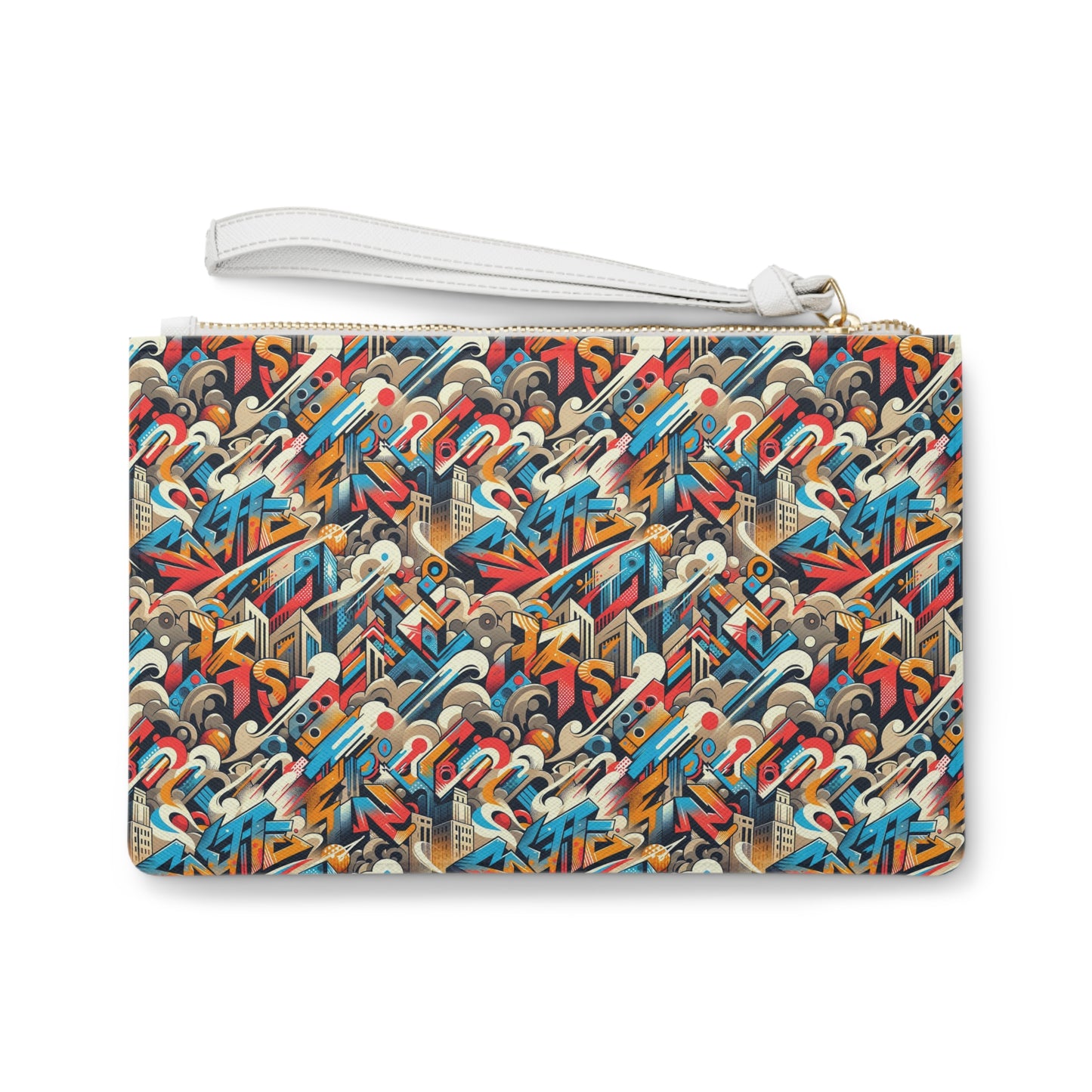 Neo-Traditional Street Art Modern Street Art Fusion Clutch Bag - 8404 Design-44