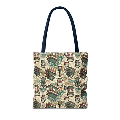 Cultural Artisanal Fusion Contemporary Cultural Elegance Tote Bag - 8404 Design-68
